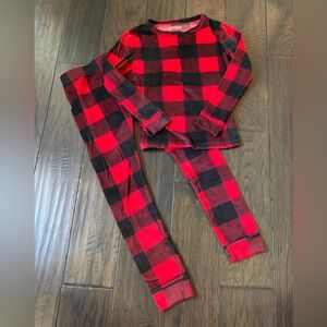 Cat & Jack Red and Black Plaid Sleepwear